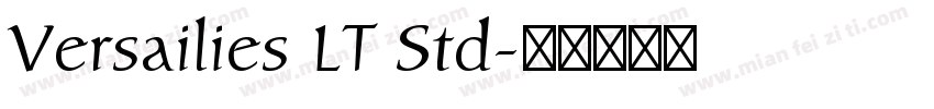 Versailies LT Std字体转换